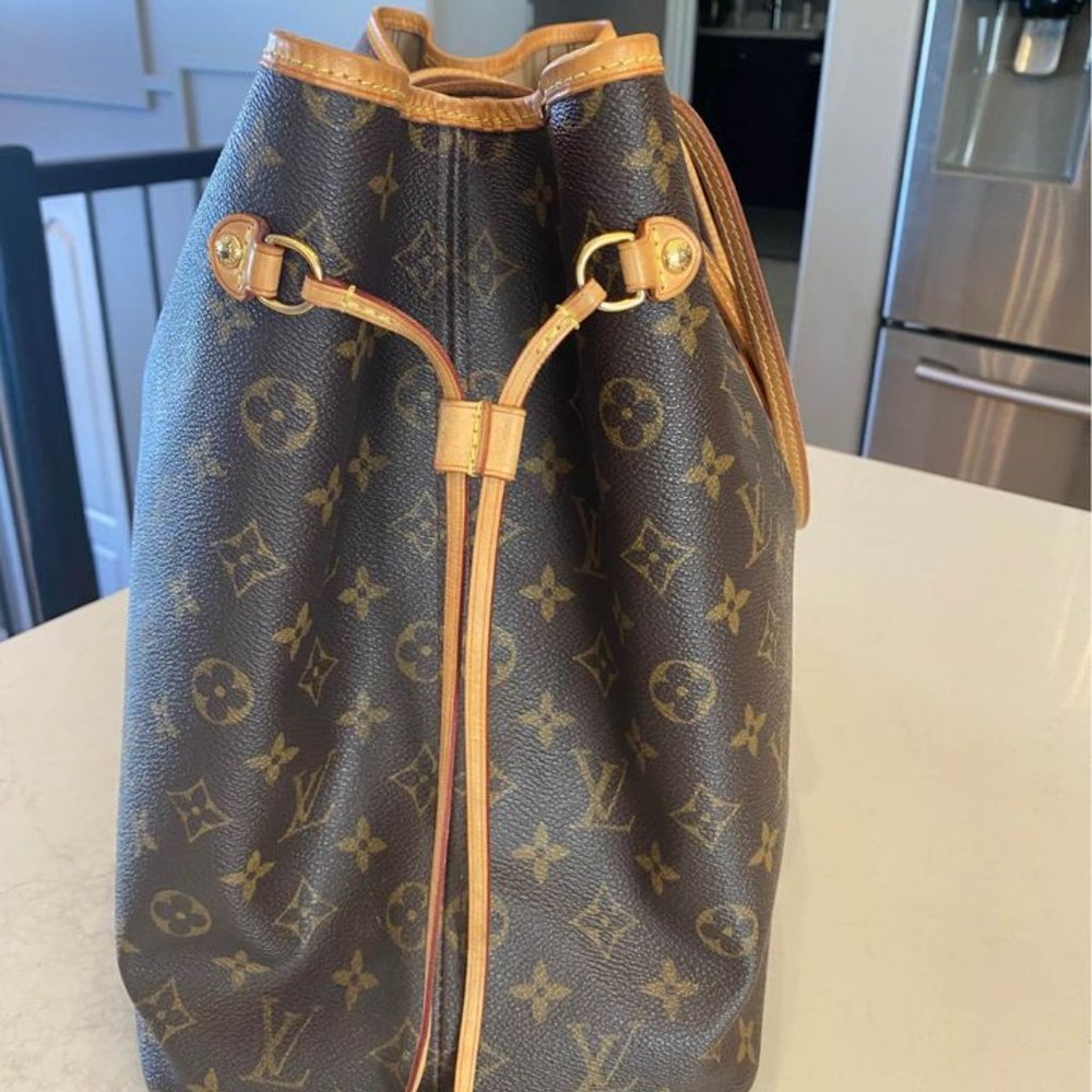 Louis Vuitton Brown Monogram Tote - Picture 5 of 10